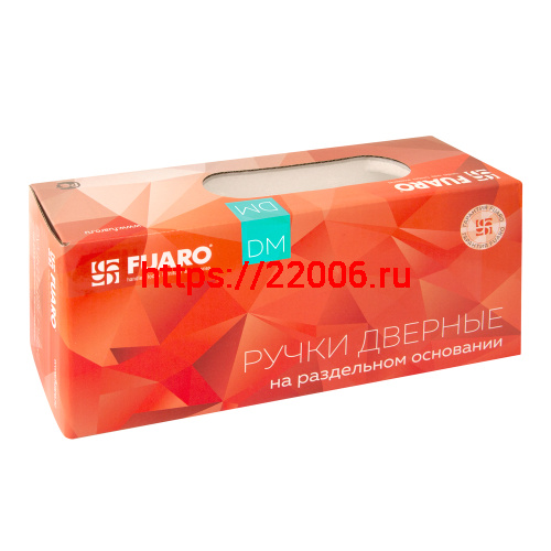 Ручка Fuaro (Фуаро) раздельная K.DM51.CRYSTAL FLASH (CRYSTAL FLASH DM) CP-8 хром фото 3