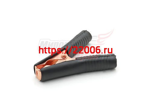 Зажим "крокодил" 90мм (черный)