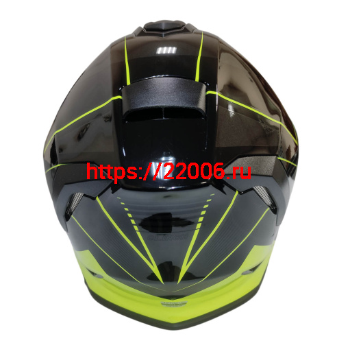 Шлем детский интеграл COBRA EC H151, черный и лайм, размер XXS фото 3