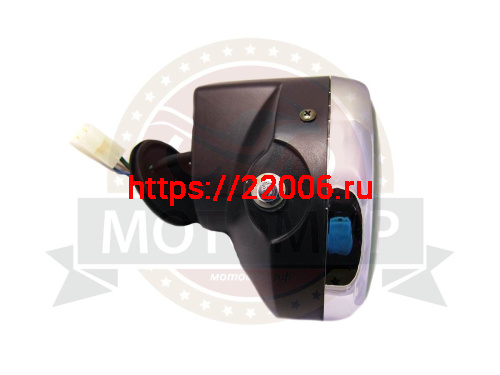 Фара Иж, Урал, Днепр круглая импортная, пластмасса фото 2