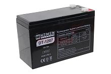 Аккумулятор герметичный 12В 7Aч HEMEN ENERGY DT1207(OT7-12)(151x65x94mm)(электромашинки)