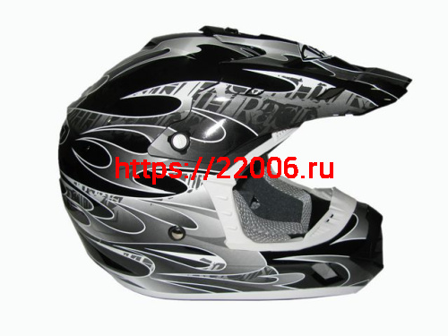 Мотошлем THH TX-12 №3 black/ white (S)