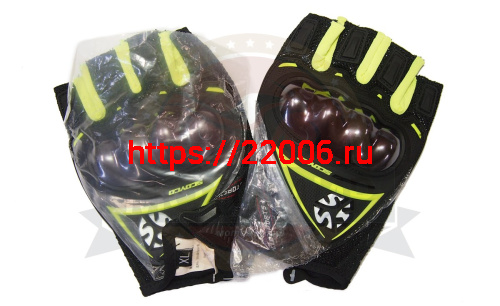 Перчатки SCOYCO (оригинал) МС-44D, цвет зеленый,  р-р ,XL