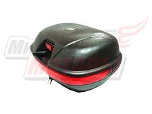 Кофр (задний ящик) 40л. ZH-999 (макс.загруз. 7 кг,матовый с ручкой, на 2 шлема, Ш.Г.В.: 54*40*28 см)