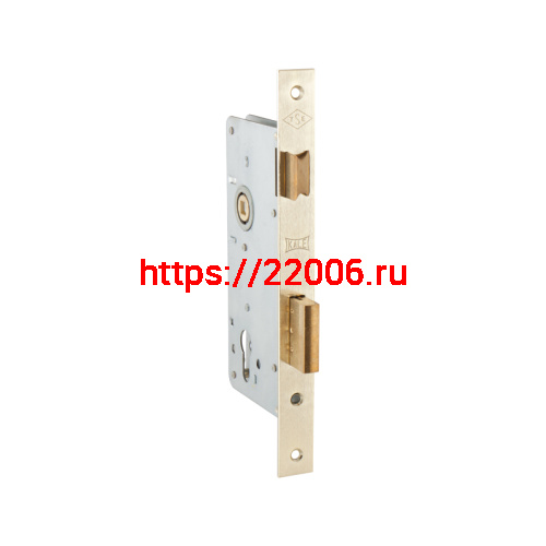 Корпус Kale kilit (Кале килит) врезного замка с защёлкой 152/R (60 mm) w/b (латунь)