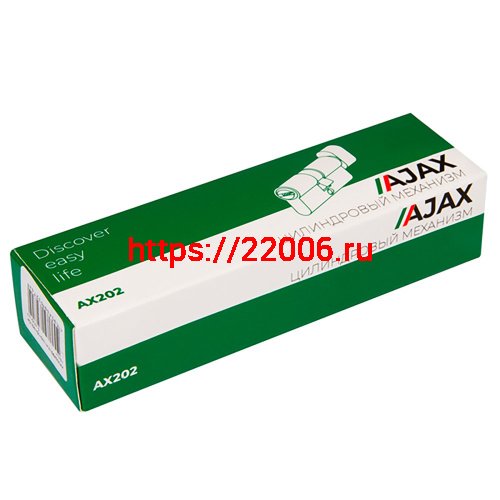 Цилиндровый Ajax (Аякс) механизм (AX200/80) AX2000Key80 (35+10+35) CP хром фото 2