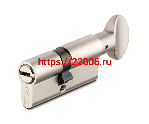 Цилиндровый механизм Kale kilit (Кале килит) с вертушкой 164 BM/80 (30+10+40) mm никель 5 кл.