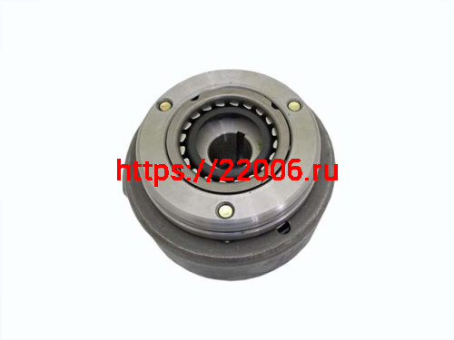 Ротор генератора в сборе с обгонной муфтой TTR-250/СВ-250 12 катушек, 200W внеш.съемник