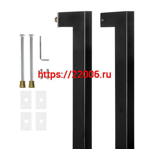 Ручка-скоба Fuaro (Фуаро) PULL.PH38/800.26 INOX 304 (PH-26-38/800-INOX) BLACK фото 2