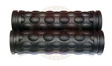 Грипсы для велосипеда 110мм, резина, черные (EHG-02)