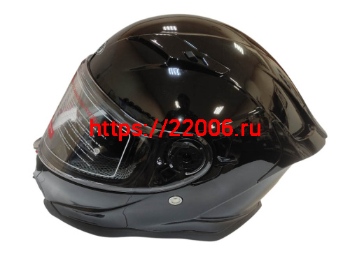 Шлем интеграл COBRA EC H153, черный глянцевый, с очками, размер XL фото 4