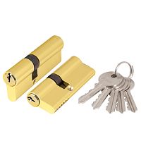 Цилиндровый Ajax (Аякс) механизм (AX100/70) AX1000Key70 (30+10+30) PB латунь