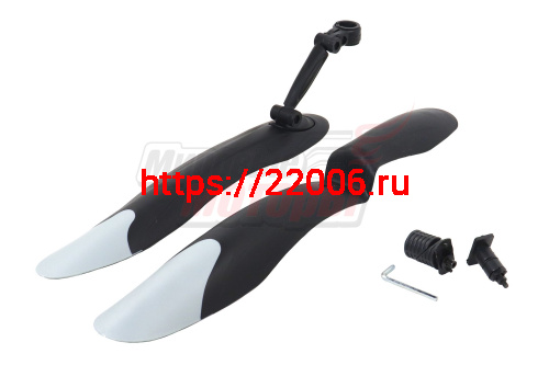 Крылья 24"-26'' для полуFAT BIKE(пластик) (пара) (щитки) XGNB-057(черно-серые) Крылья 24"-26'' для полуFAT BIKE(пластик) (пара) (щитки) XGNB-057(черно-серые)