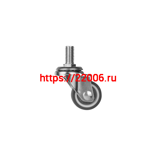 Опора Ajax (Аякс) колесная WL/P-25R/20 kg резина, с винтом М8
