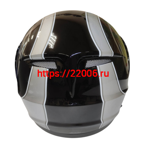 Шлем интеграл KIRIN K71, карбон, черный, красный, серый, размер XL фото 4