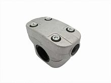 Кронштейн крепления ручек (крепление руля) для триммера  26-52 см3 усиленный (по штангу d-28мм)