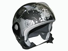 Мотошлем THH T-9 №3 matte black/silver (S)