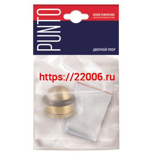 Упор Punto (Пунто) дверной напольный DFIX/F26 (DS PF-26) SN-3 мат.никель фото 2