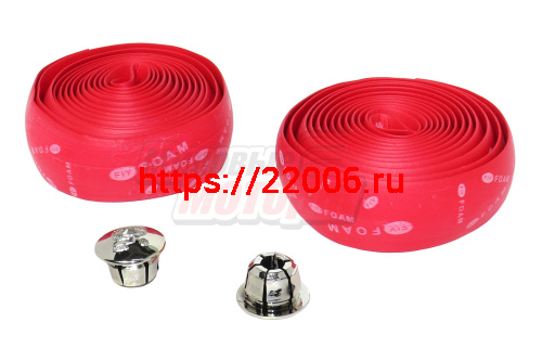 Лента (обмотка на руль) КРАСНАЯ (компл: 2шт по 2м) Лента (обмотка на руль) КРАСНАЯ (компл: 2шт по 2м)