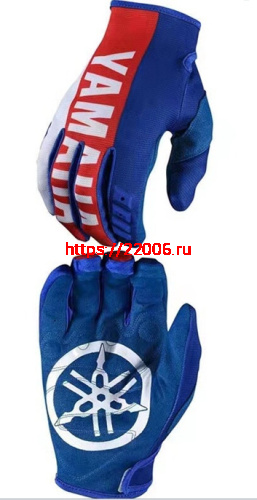 Перчатки YAMAHA (M) сине-красные Перчатки YAMAHA (M) сине-красные