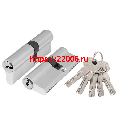 Цилиндровый Ajax (Аякс) механизм (AZ200/80) AZ2000Key80 (30+10+40) CP хром