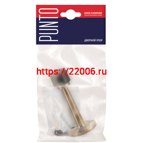 Упор Punto (Пунто) дверной настенный DFIX/W80 (DS PW-80) SN-3 мат.никель фото 2