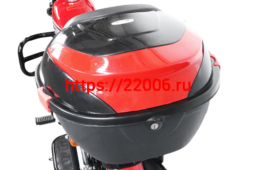 Мопед KT50 Alpha ЛЮКС (Форсир.) (компл-я Люкс, сигн.с автозап,кофр) красный фото 4