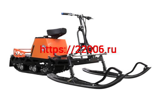 Мотобуксировщик компактный с лыжным модулем ЛИДЕР-ДЕЛЬТА-2RL (+Фара) 8,0 л.с. РЕДУКТОР