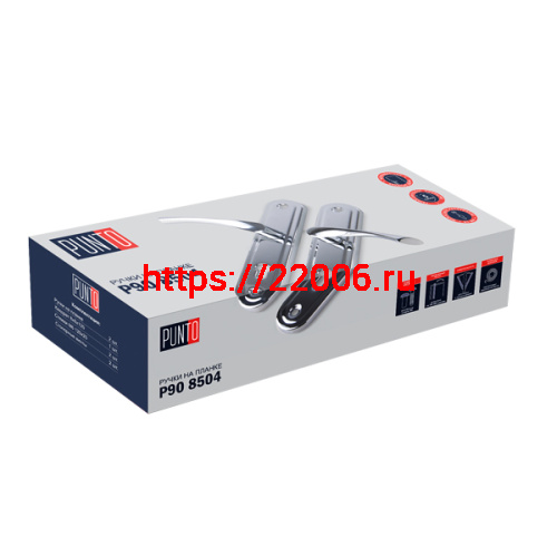 Ручка Punto (Пунто) на планке HANDLE90.CRONA.18-85 (P90 8518 CRONA) AB бронза фото 2