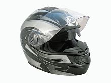 Мотошлем THH T-797 №1 black/ silver (M)