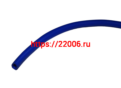 Бензошланг D6,0мм Иж, Буран синий ПВХ 6*1,2  (1 м) Россия