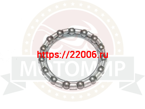 Подшипник вело рулевой, 15 шариков, 3/16" (4.79мм), D-39мм, 876707 JK 6525