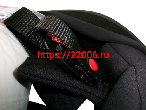 Шлем TVS RACING (Индия) STREET D/V DULL BLACK RED размер XL, + пинлок в комплекте, очки фото 9