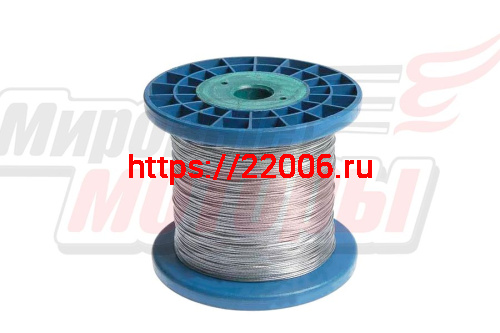 Трос стальной 1мм (бухта 200м.) 1шт.