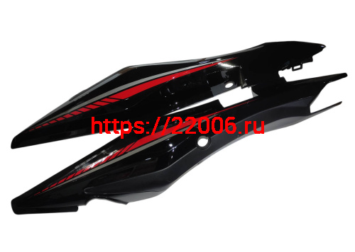 Облицовка седла DESTRA 250 нижняя (компл 2 шт) (T20K010801A09100+T20K010802A09100)