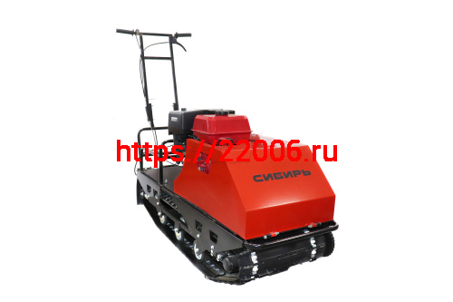 Мотобуксировщик 15 л.с. Сибирь-Э (2 тел.) дв.Lifan, короткая база, эл./зап., вариатор "Сафари", катковая подв., комплектация без аккумулятора