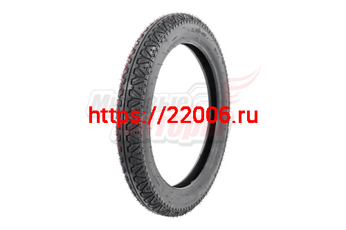 Покрышка 17" 3,00-17, ТL, BFV1007 дорожная (премиум качество) Kingworld