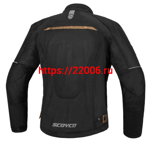 Куртка SCOYCO JK194, черно-золотое, р-р 3XL фото 2