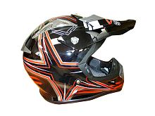 Мотошлем SAFEBET HF-116 (cross) black Q158-R (XL)