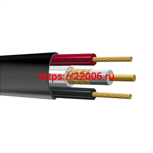 КВК-П  2х0.75мм (12V)  Plexus 200м  черный (200/400) фото 2