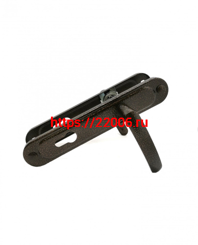 Ручка дверная Zenit (Зенит) на планке РФ1-85.02 (85 мм) медь