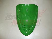 Облицовка передняя верхняя YB50QT-3 Racer Meteor/ ACTIV (ВНИЗУ РЕШЁТКА) зелёная