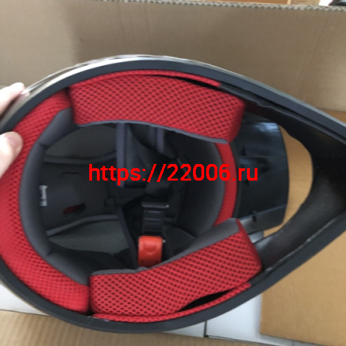 Шлем кроссовый "Safelead" HF-117 NEW черный (B04) размер L фото 3