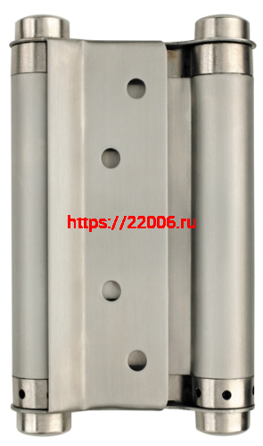 Петля Armadillo (Армадилло) пружинная двусторонняя BH586SS (125*86*1.5) SN (DAS SS 201-5") мат.никель