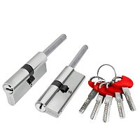 Цилиндровый Fuaro (Фуаро) механизм D-PRO5007 Tang 105 w/k (70+10+25) CP хром 5Key без верт.