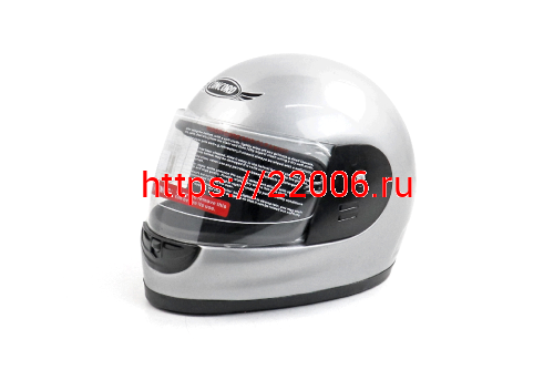 Шлем CONCORD WF01 серебристый ОДНОЦВЕТНЫЙ "S,M,L,XL" (интеграл) фото 2