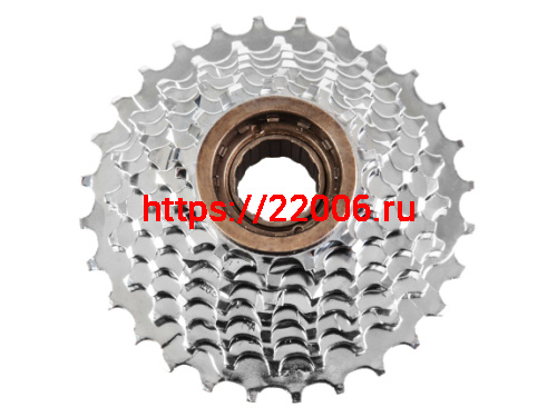 Трещотка 8 ск.13-14-16-18-20-22-24-28T дискретная коричневая (FW 8SI)