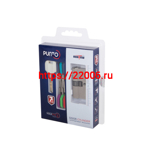 Цилиндровый Punto (Пунто) механизм MaxPro7000Key70mm(30+10+30) SSC сатин.хром 7key фото 2