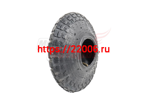 Покрышка тачки садовой 4" 3,50-4 камерная (С КАМЕРОЙ) МАРКИРОВАННАЯ