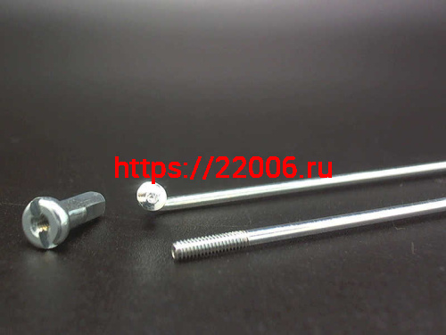 Спицы велосипедные с ниппелем 256мм (компл.-144шт)